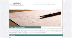Desktop Screenshot of paperediting.net